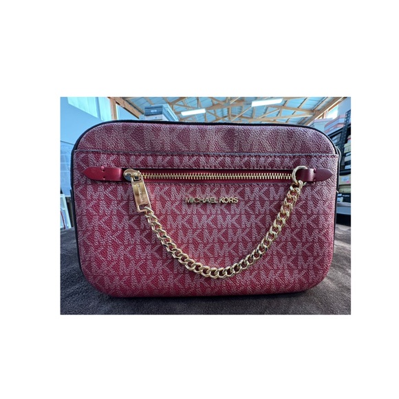 Michael Kors Handbags - Michael Kors Burgundy Shoulder Bag NWT